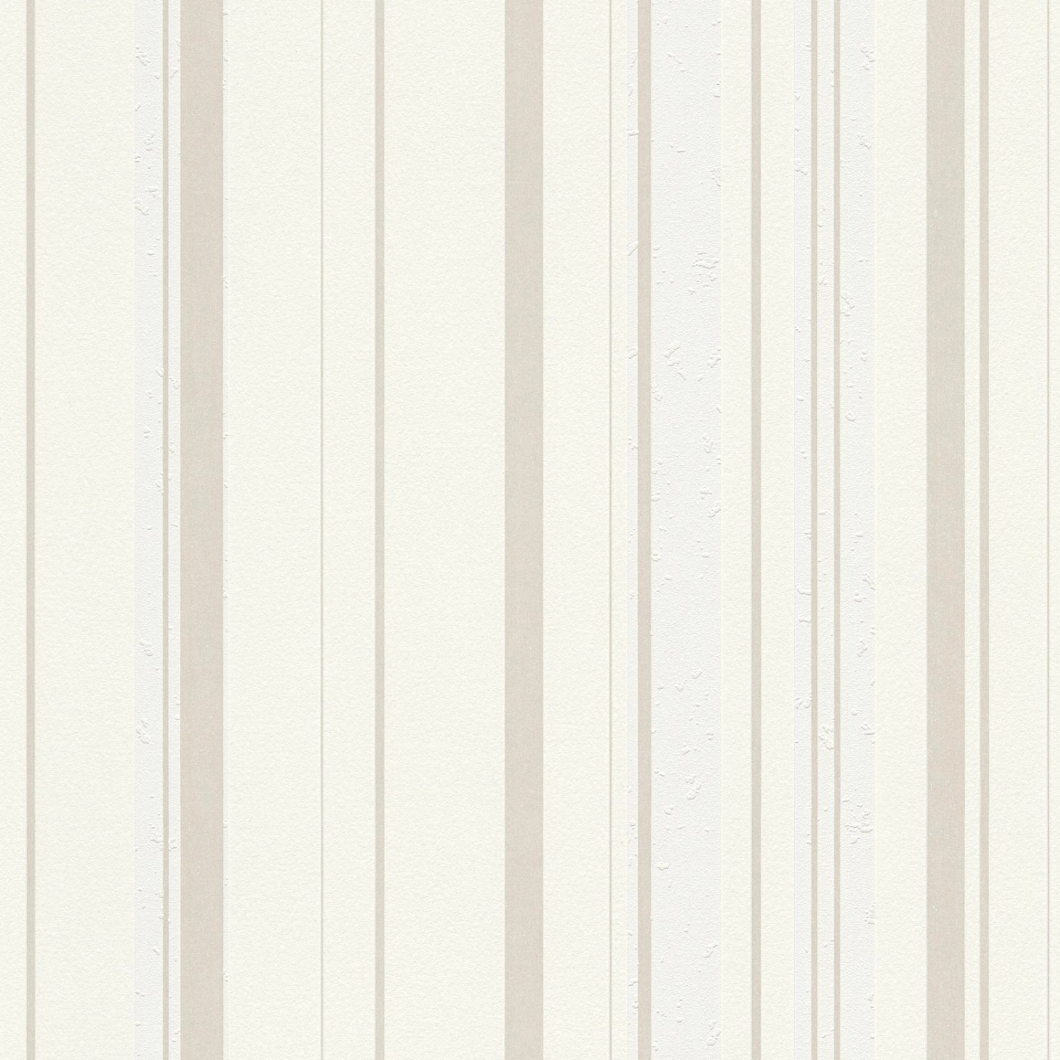 Bricoflor Gestreifte Tapete Dezent Vlies Streifentapete Weiß Grau Ideal für günstig online kaufen