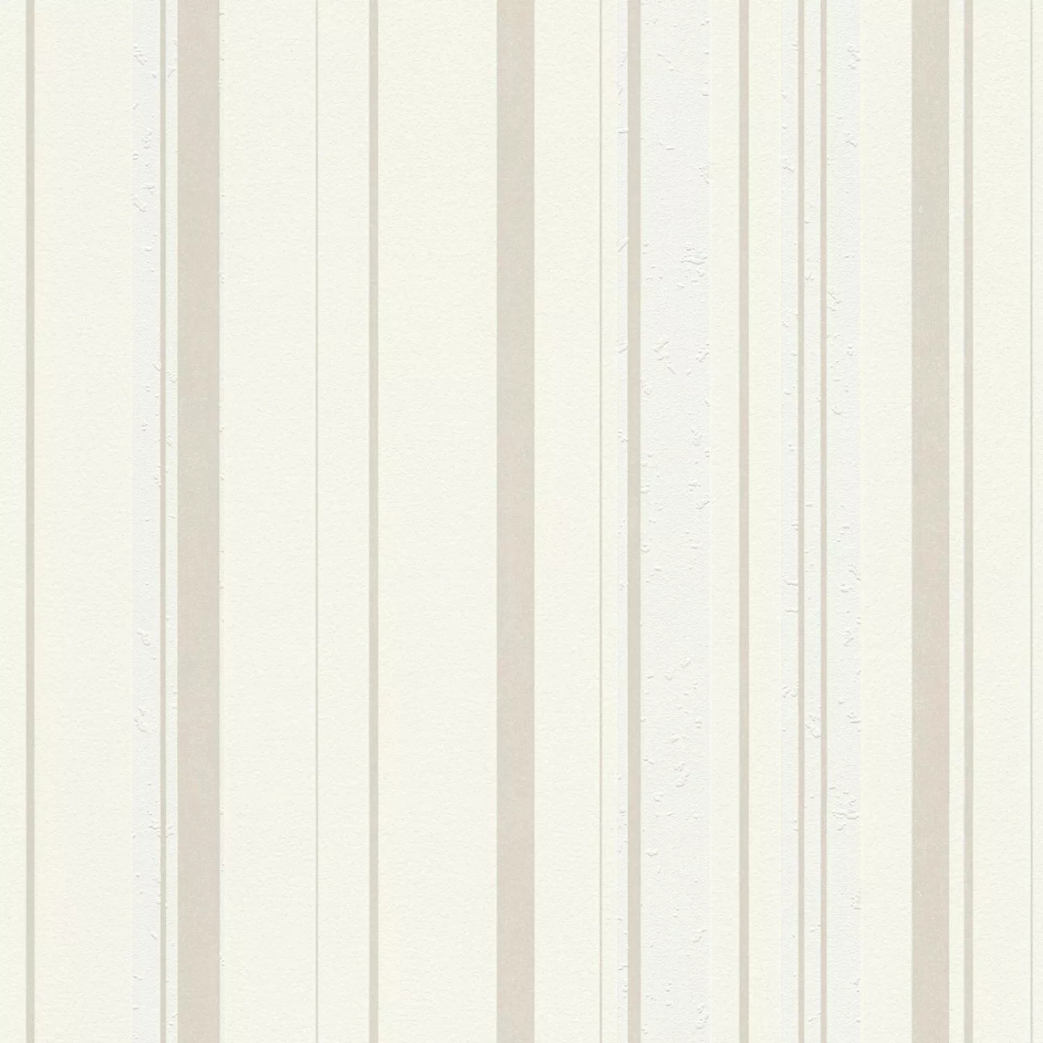 Bricoflor Gestreifte Tapete Dezent Vlies Streifentapete Weiß Grau Ideal für günstig online kaufen