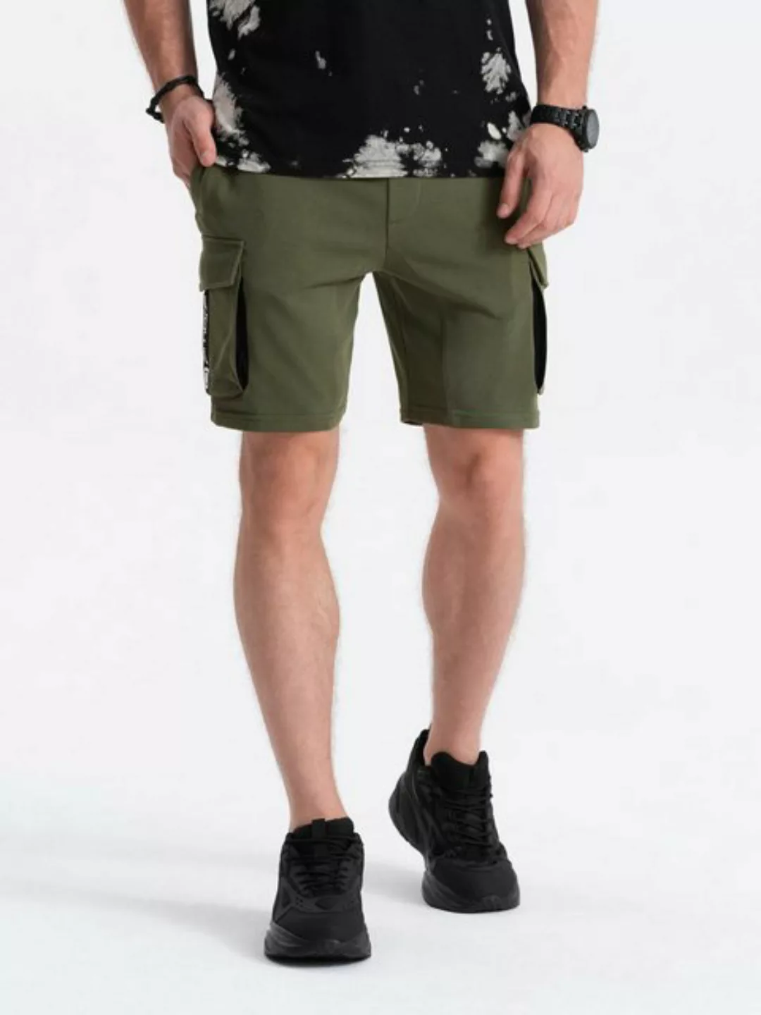 OMBRE Cargoshorts Herren-Shorts mit Cargotaschen günstig online kaufen