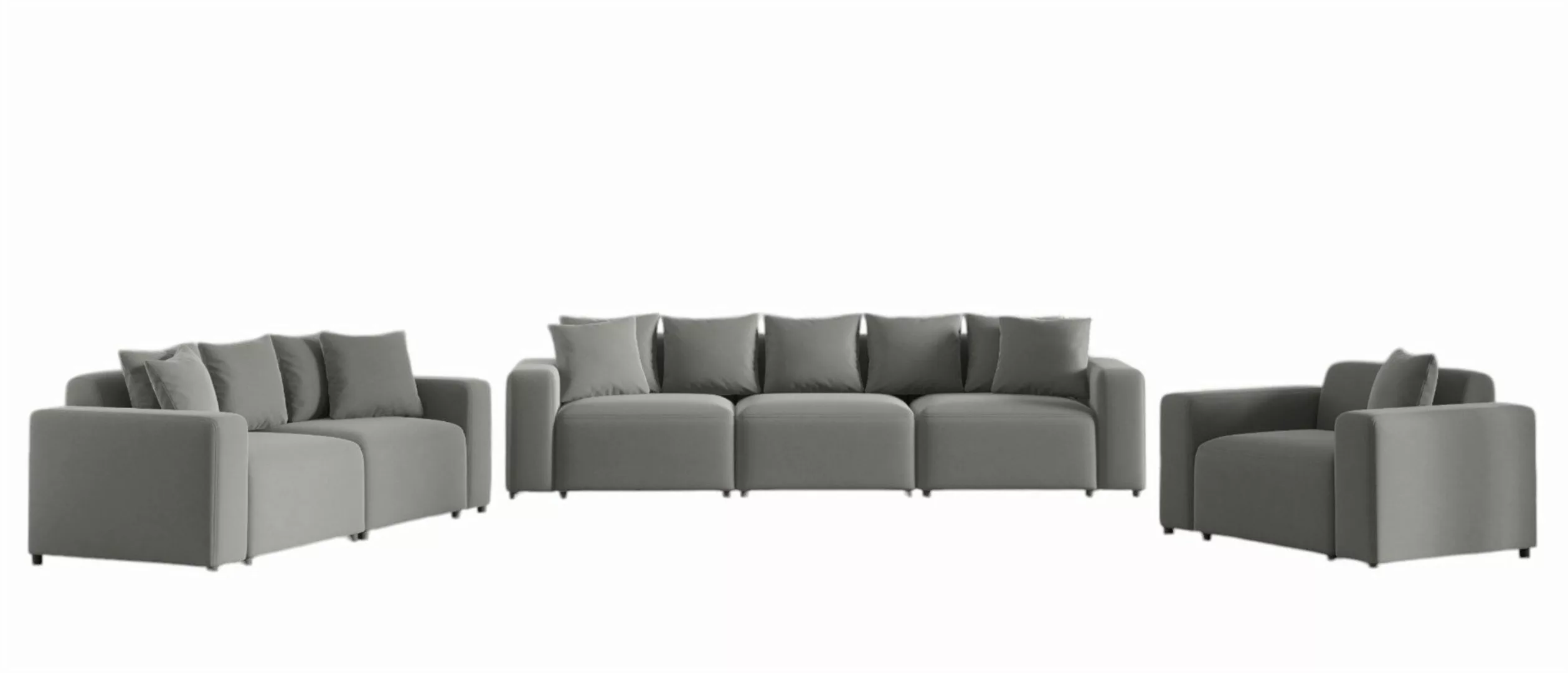Fun Möbel Polstergarnitur Designersofa MEGAN 3-2-1 günstig online kaufen