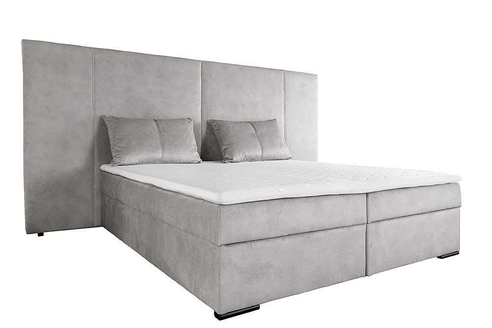 riess-ambiente Boxspringbett SUITE HOTELBETT 180x200cm silber günstig online kaufen
