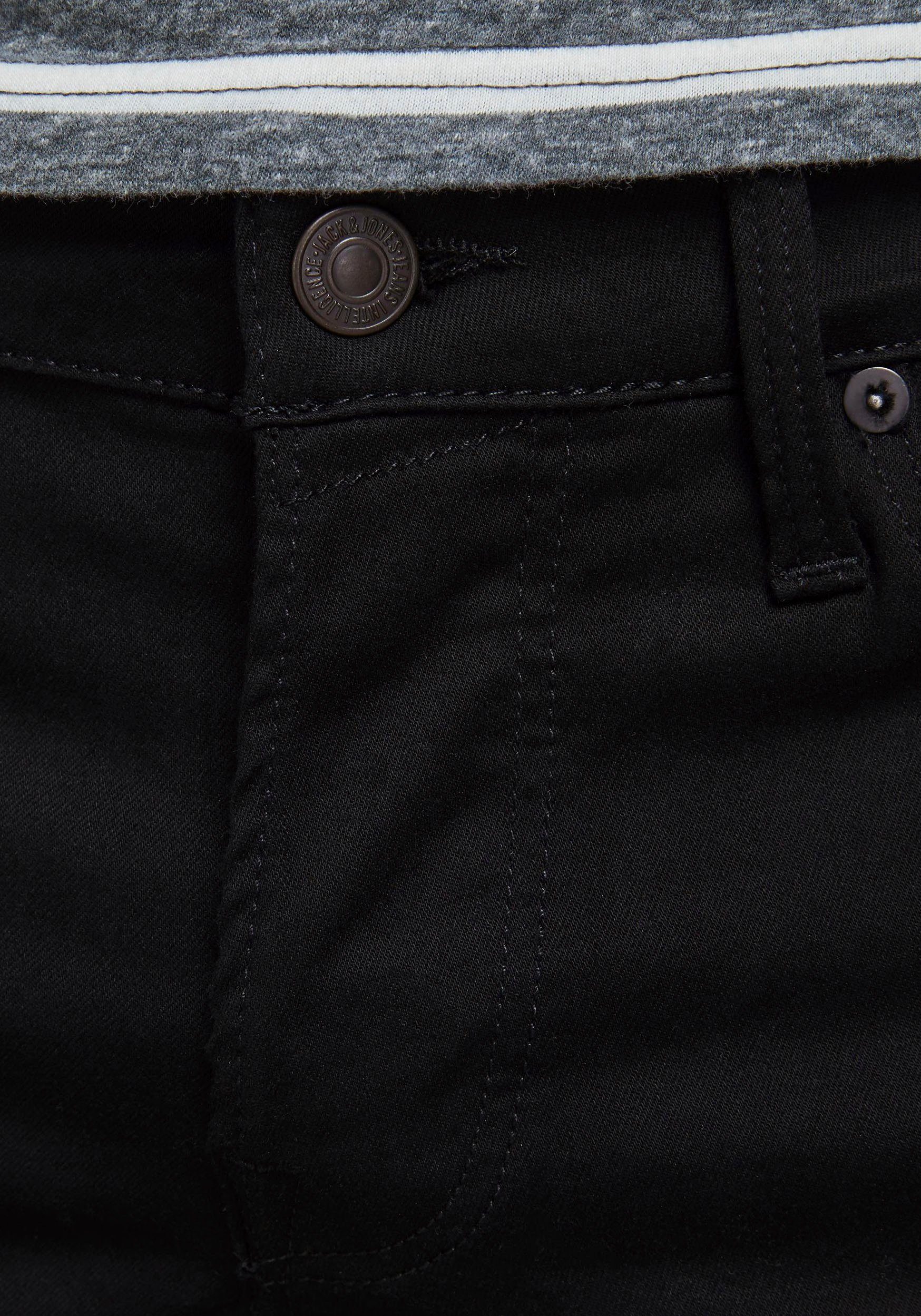 Jack & Jones Herren Jeans JJIGLENN JJICON JJ 177 50SPS - Slim Fit - Schwarz günstig online kaufen