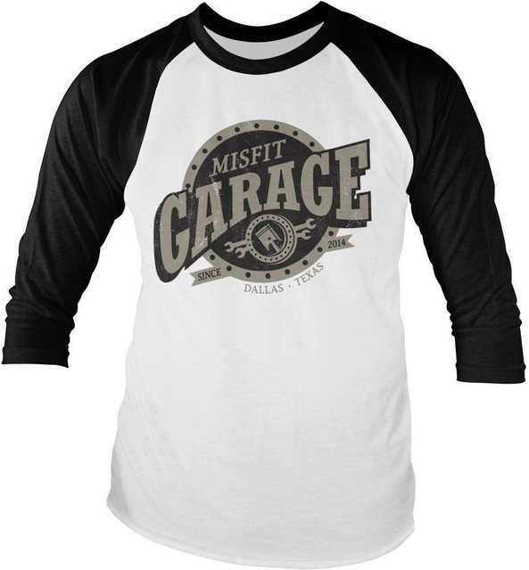 Misfit Garage Longsleeve Piston Sign Baseball Long Sleeve Tee günstig online kaufen