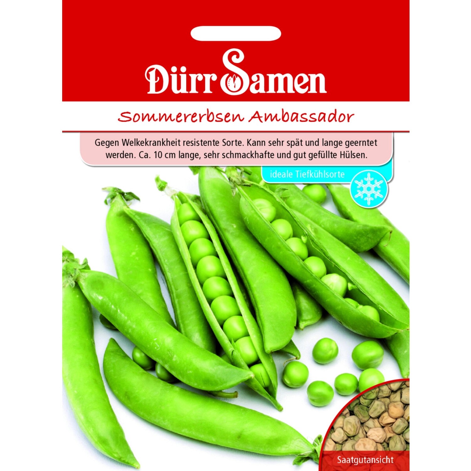 Dürr Samen Sommererbsen Ambassador Saatgut günstig online kaufen