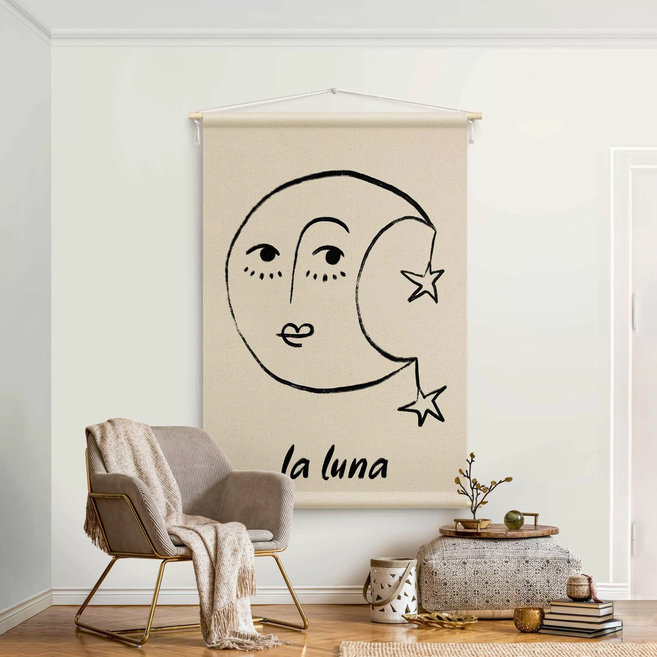 Wandteppich Alina Buffiere - La Luna günstig online kaufen