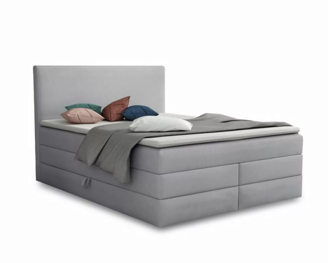 Deine Möbel 24 Boxspringbett BILL Echtes Boxspringbett Polsterbett Komplett günstig online kaufen