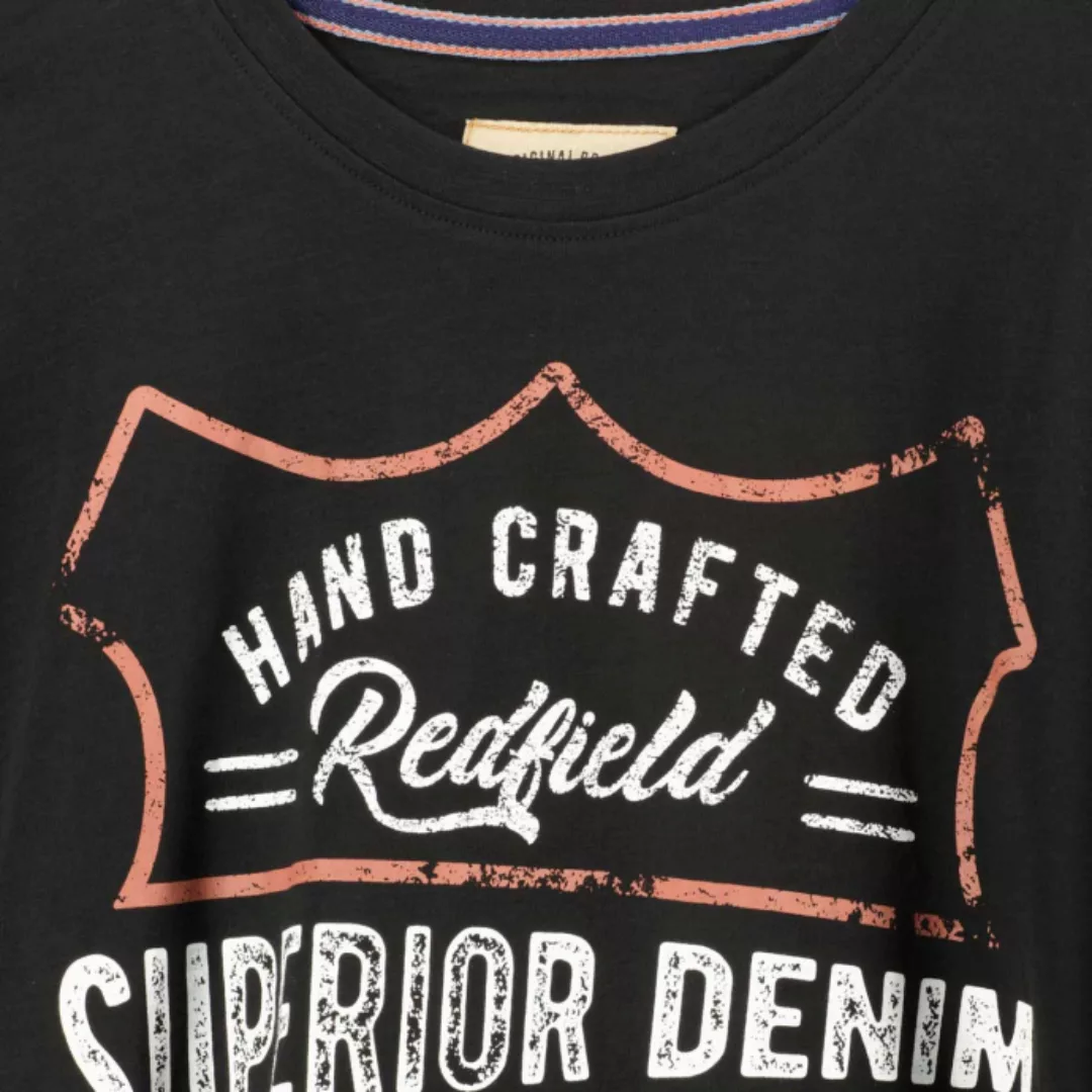 Redfield T-Shirt mit Label-Print günstig online kaufen