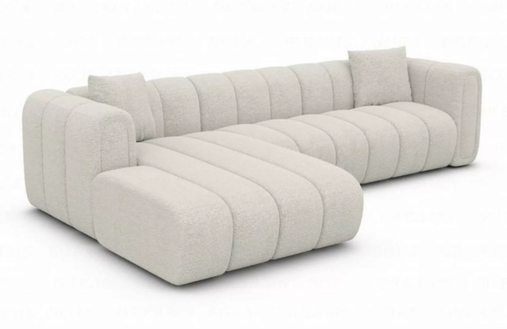 Sofa Dreams Ecksofa Stoff Luxus Ecksofa Polster Couch Stoffsofa Almagro L F günstig online kaufen