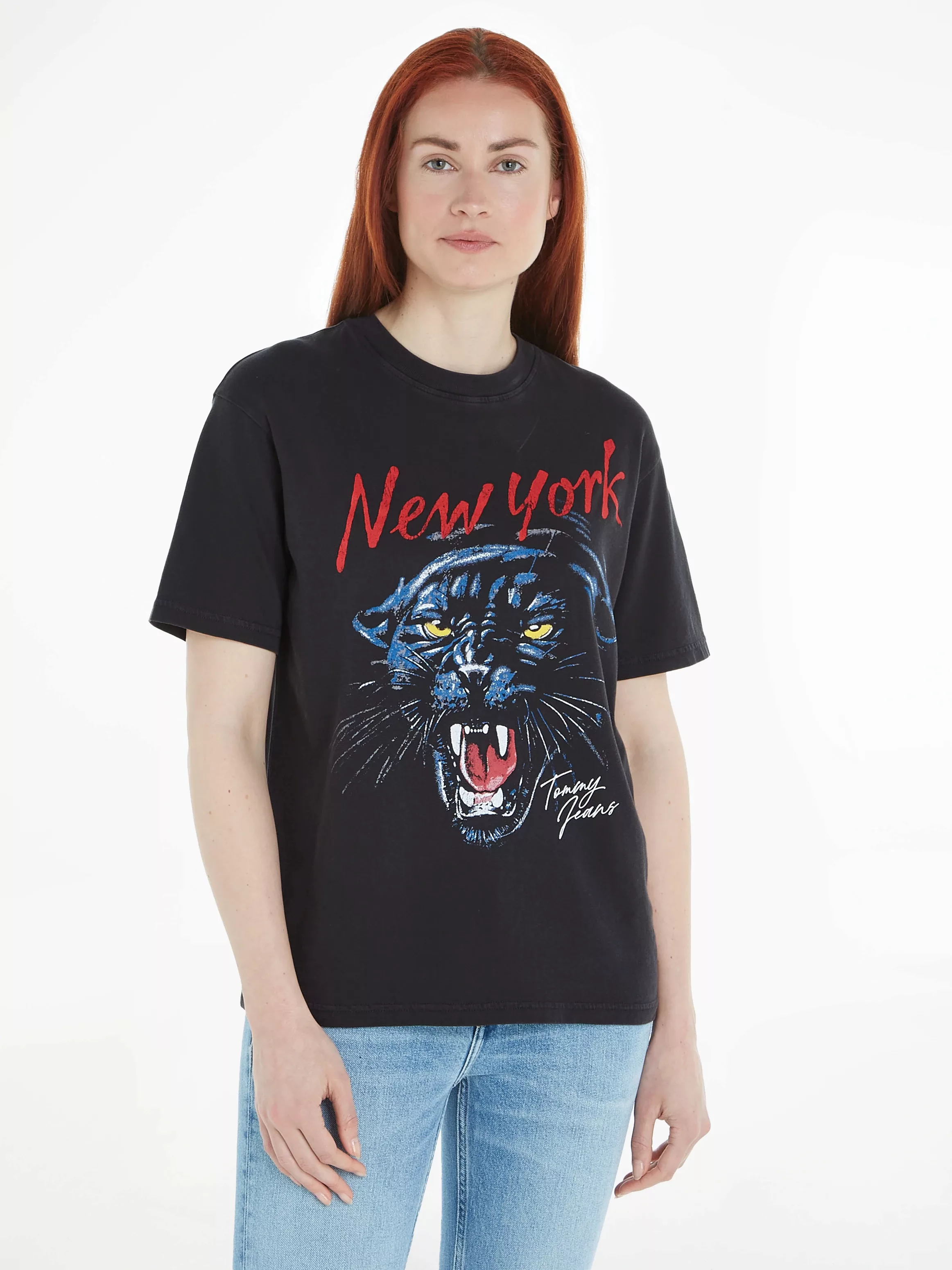 Tommy Jeans T-Shirt "TJW RLX WASHED PANTHER TEE" günstig online kaufen