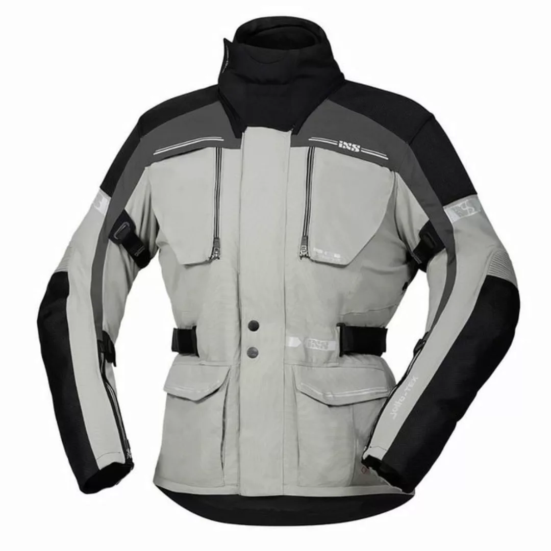 IXS Motorradjacke iXS Jacke Tour Traveller-ST - grau-silber-schwarz 3XL günstig online kaufen