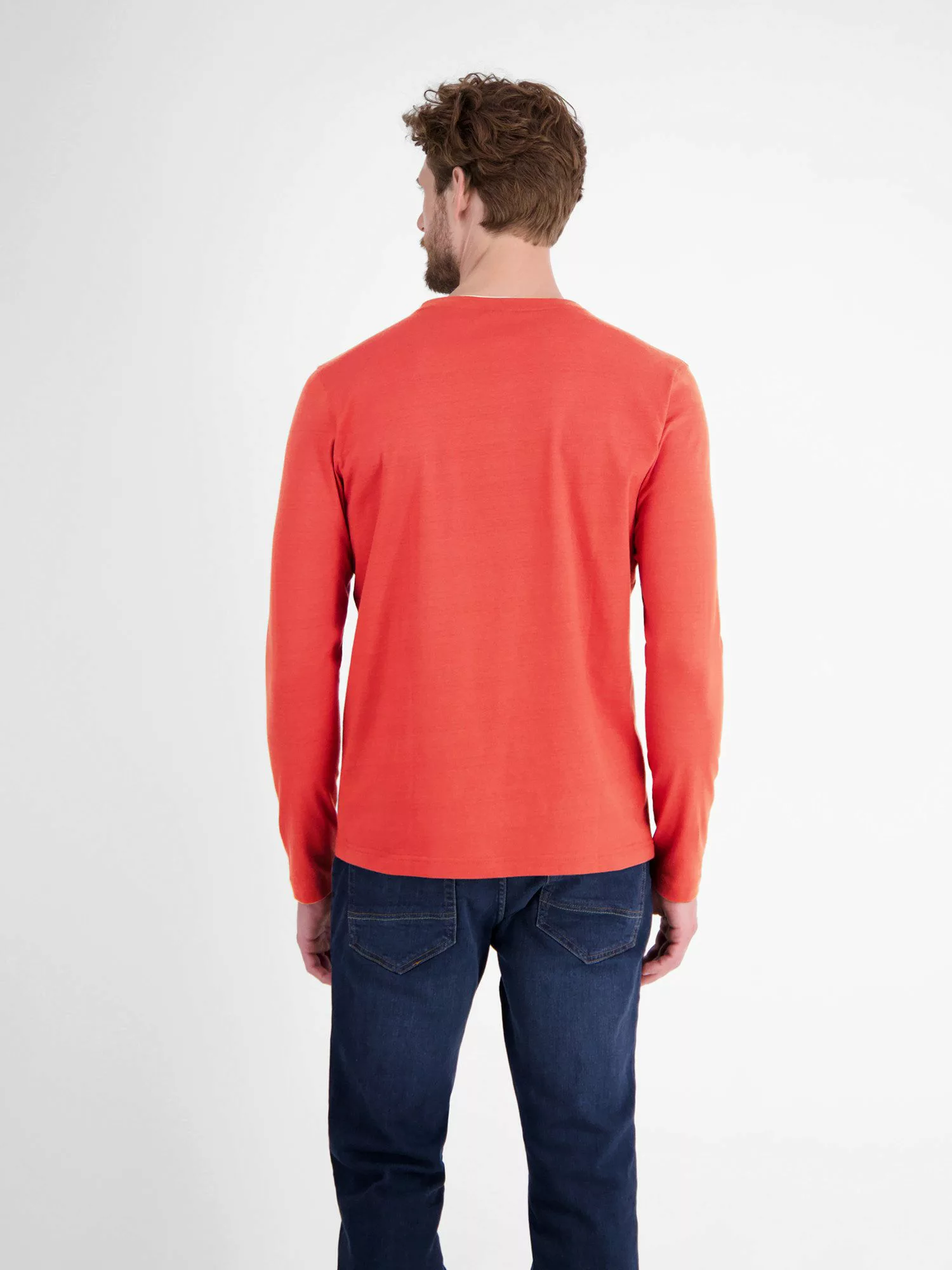 LERROS Sweatshirt LERROS Serafino-Langarmshirt für Herren günstig online kaufen