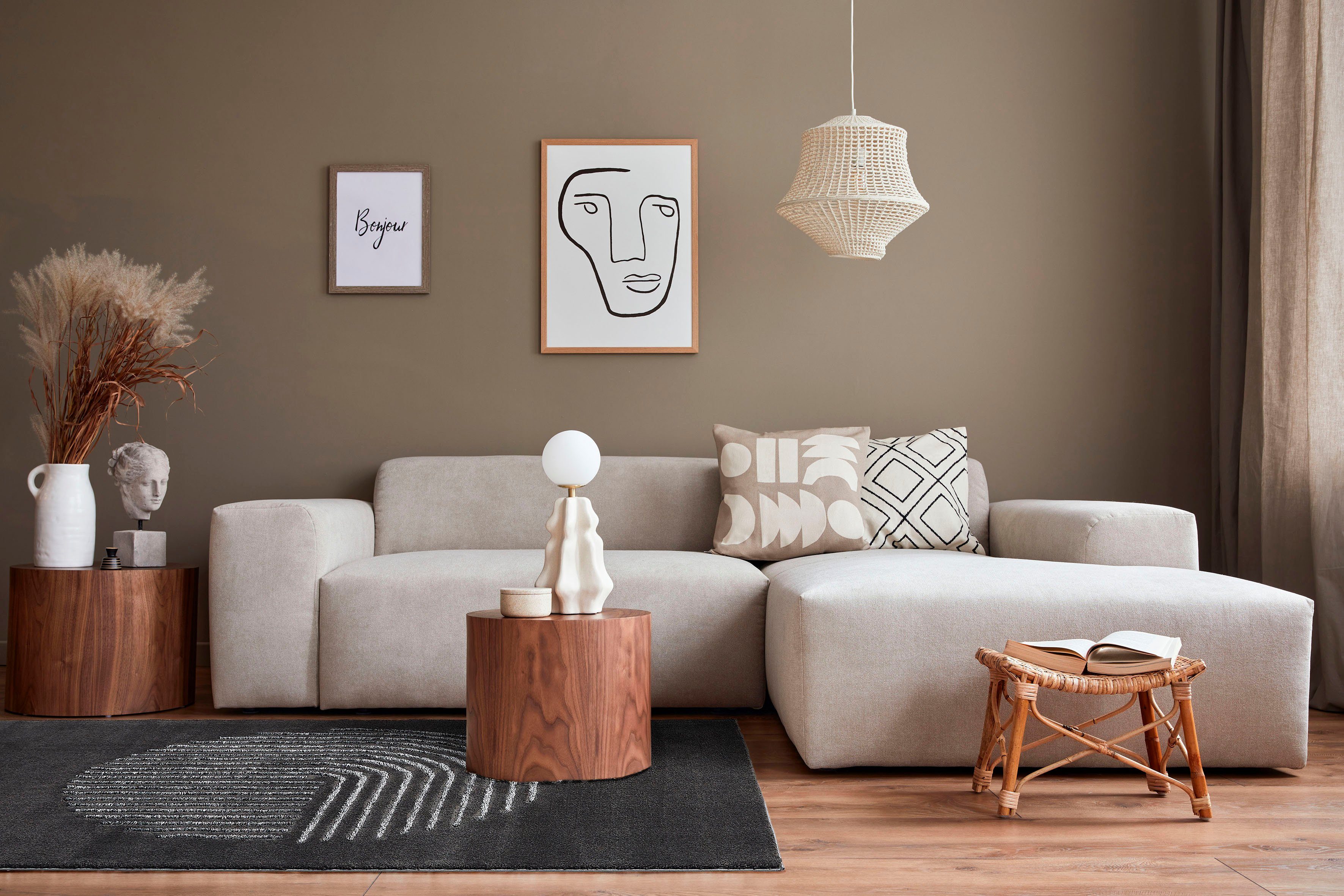 LUXOR living Teppich »Edmonton«, rechteckig, 22 mm Höhe, modernes Design, M günstig online kaufen