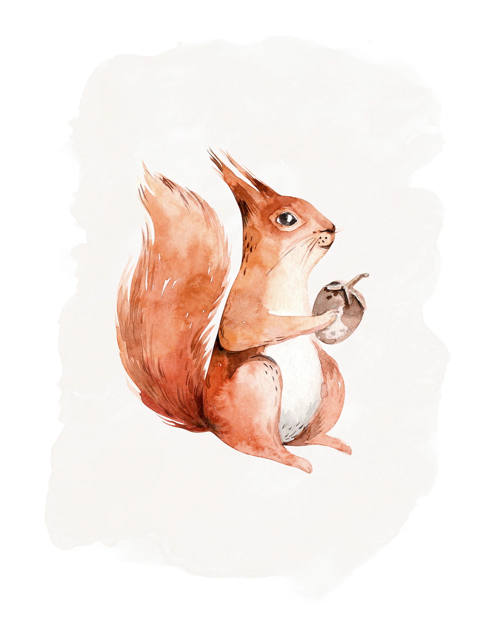 Komar Bild "Hungry Squirrel", Natur, (1 St.), Wandbild zur Dekoration - ohn günstig online kaufen