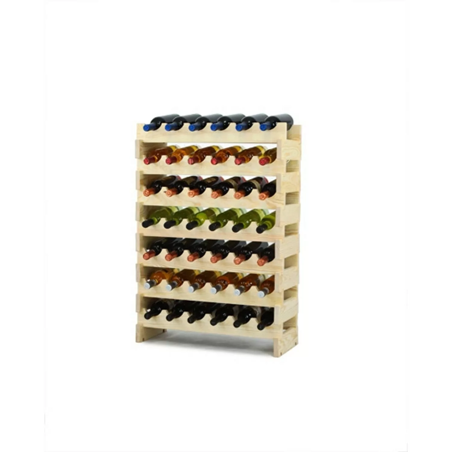 PROREGAL Weinregal Vinoteca Flex  HxBxT 79 x 65 x 29 cm 42 Flaschen Massive günstig online kaufen