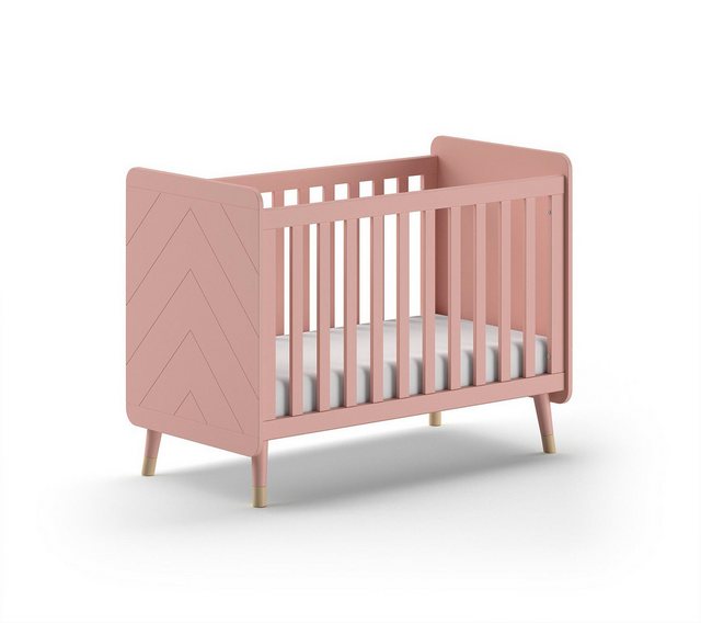 58 aufm Kessel Bettgestell Babybett Kamillah 124x68x96 Gitterbett Wiege Bet günstig online kaufen