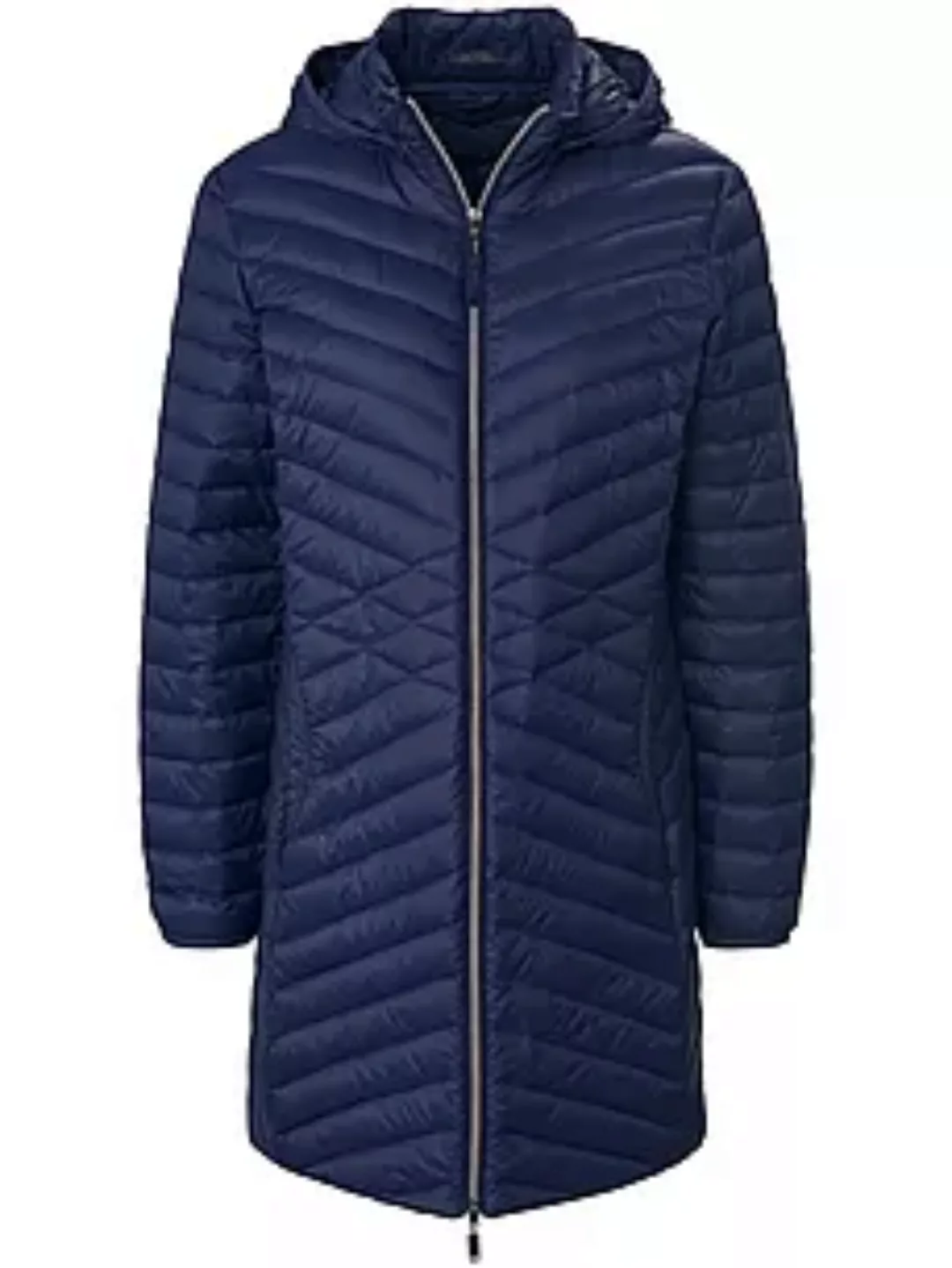 Daunen-Long-Steppjacke MYBC blau günstig online kaufen