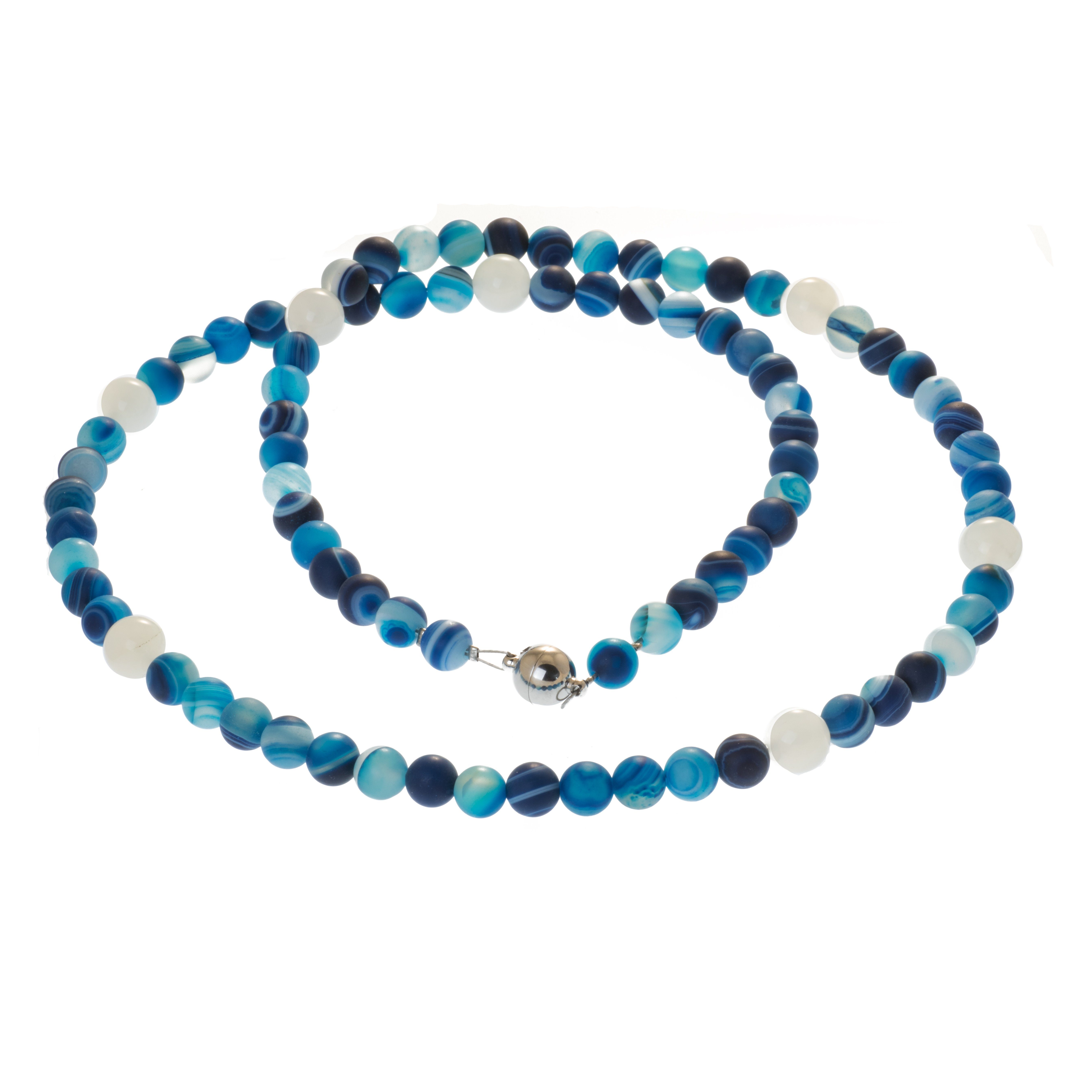 Bella Carina Perlenkette Lange Kette blauer günstig online kaufen