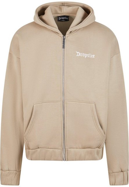 Dropsize Sweatjacke Dropsize Herren Super Heavy Oversize Blank Zip Hoodie günstig online kaufen