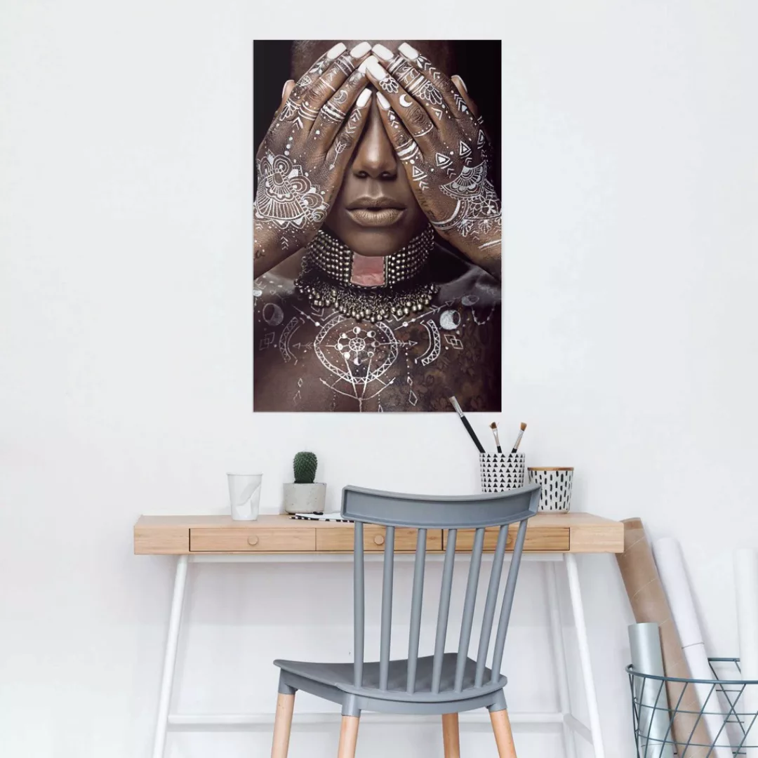 Reinders Poster "Afrikanische Frau" günstig online kaufen