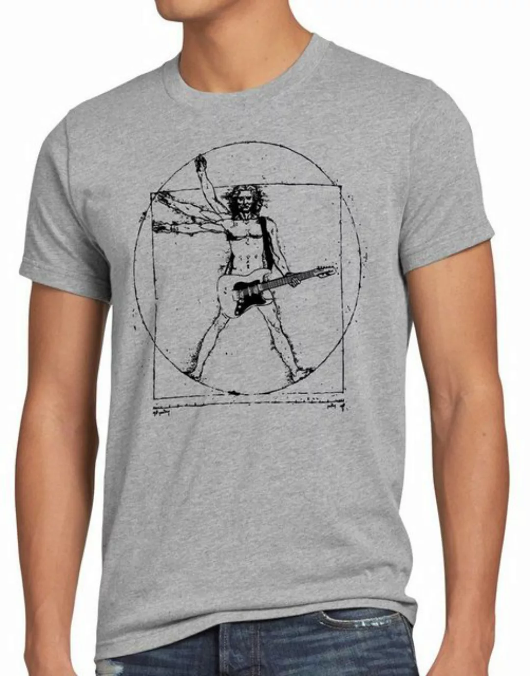 style3 Print-Shirt Herren T-Shirt Da Vinci Rock T-Shirt musik festival gita günstig online kaufen