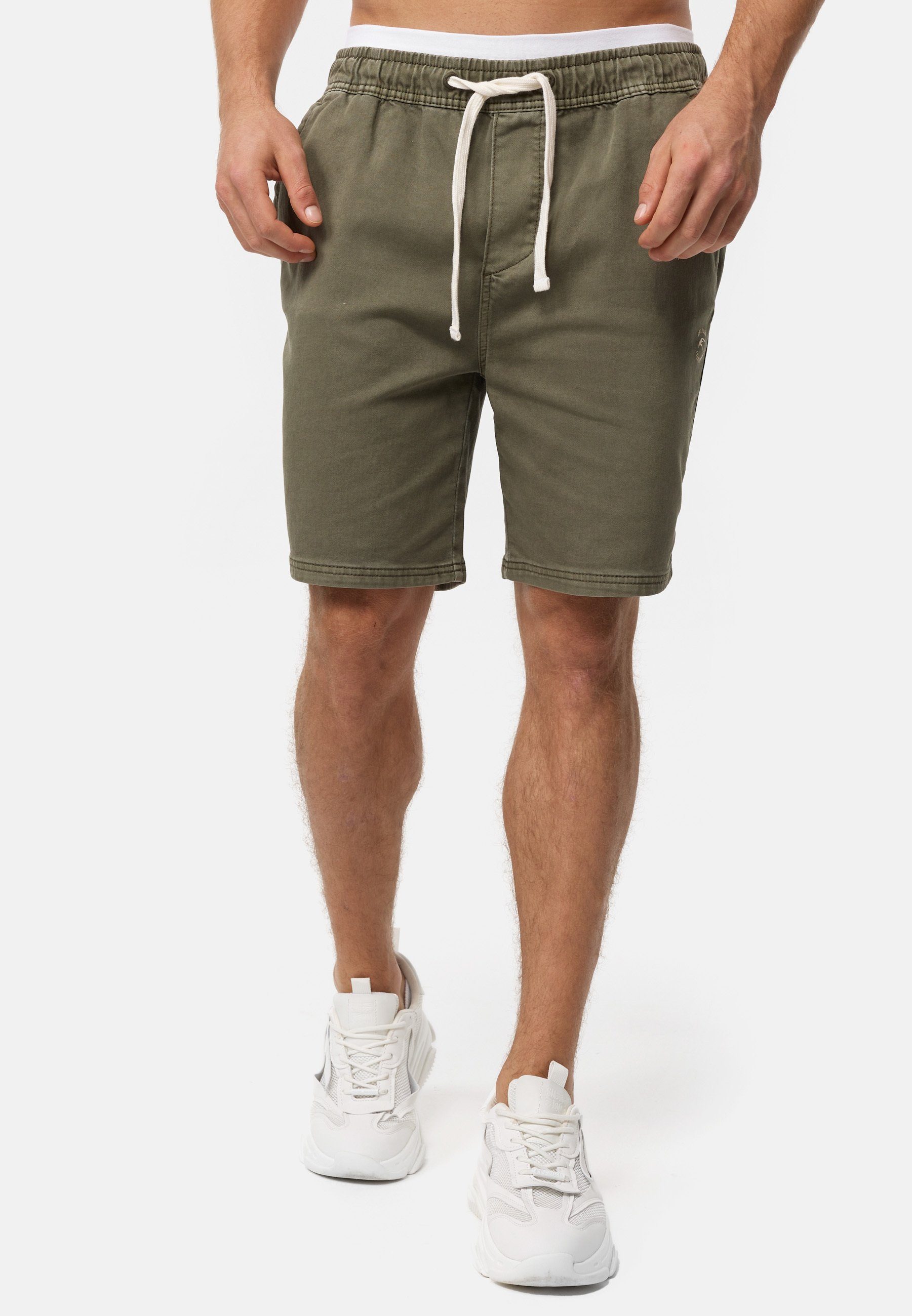 Indicode Chinoshorts Kendari aus elastischer Baumwoll-Qualität günstig online kaufen