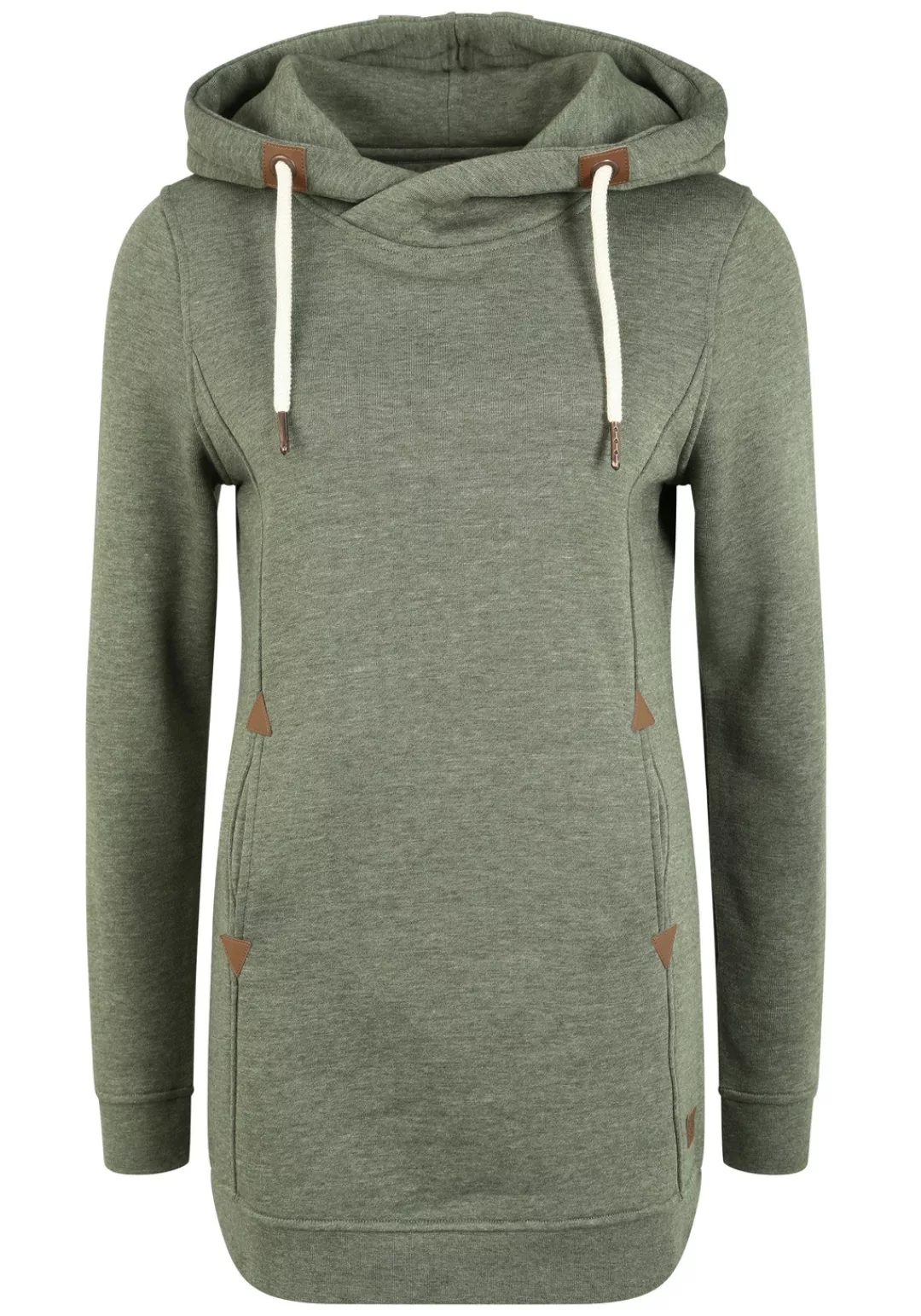 OXMO Hoodie OXVicky Hood Kapuzenpullover mit Cross-Over Kragen günstig online kaufen