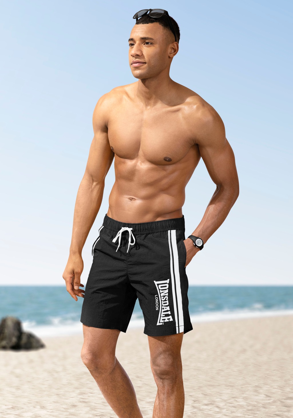 Lonsdale Shorts TAMESIDE mit elastischem Bund und Kordelzug günstig online kaufen