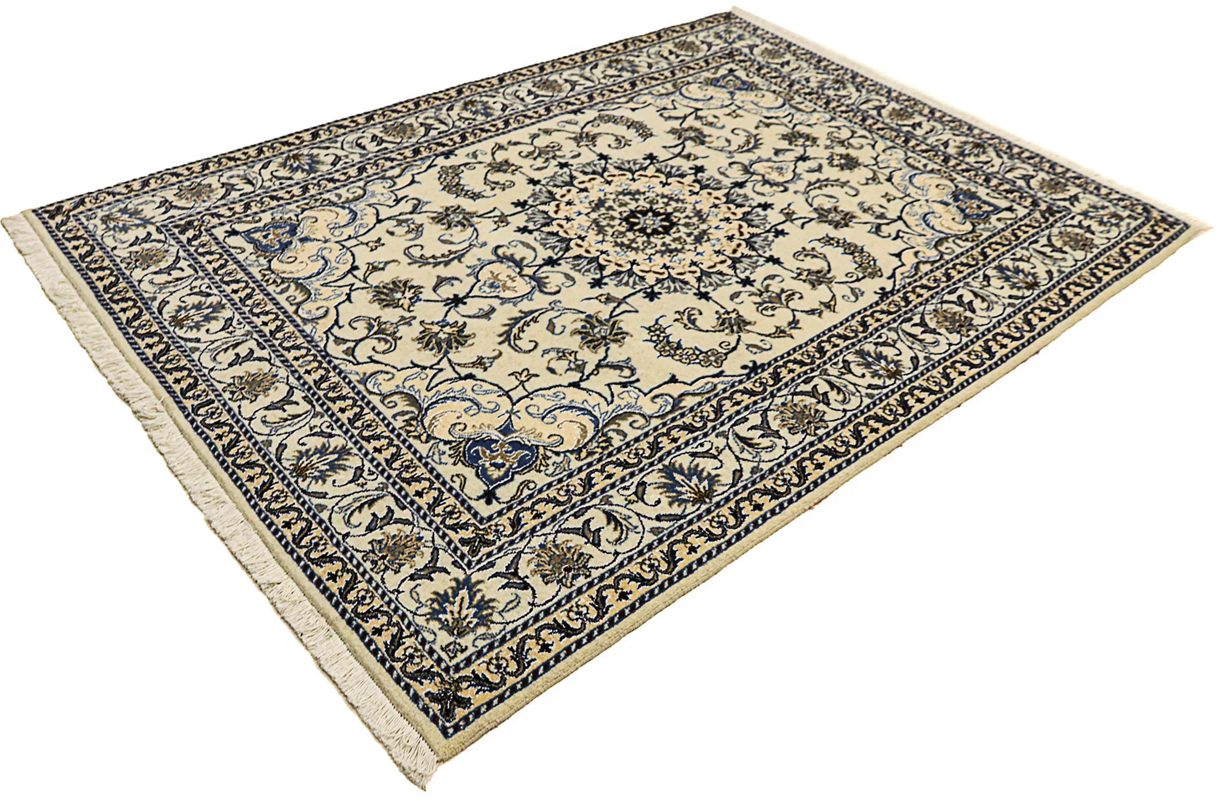 morgenland Orientteppich »Perser - Nain - 204 x 150 cm - beige«, rechteckig günstig online kaufen