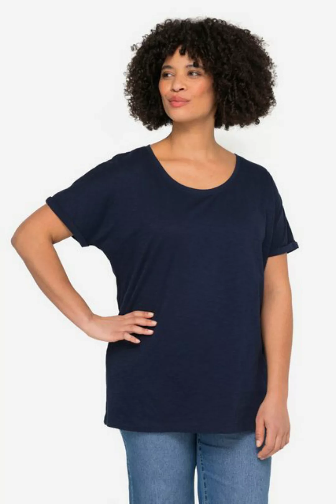 Angel of Style Rundhalsshirt T-Shirt Rundhals Halbarm günstig online kaufen