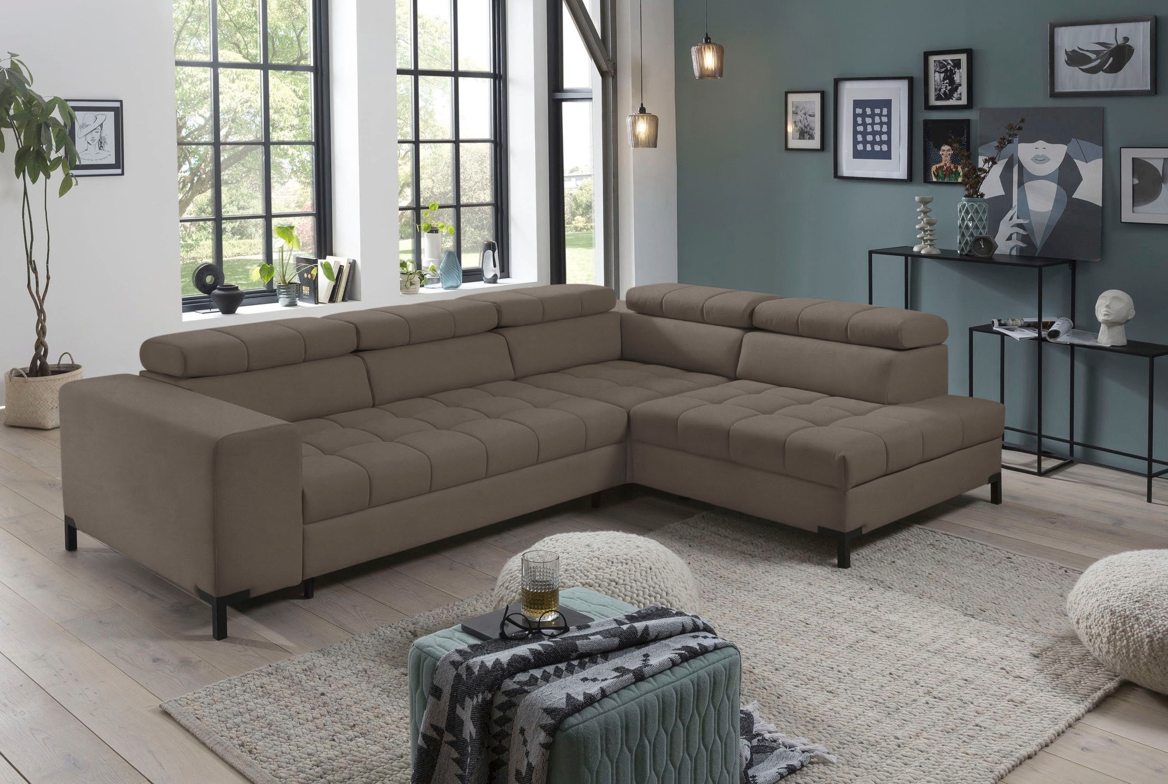 exxpo - sofa fashion Ecksofa »Bocco, hochwertige Verarbeitung, toller Sitzk günstig online kaufen