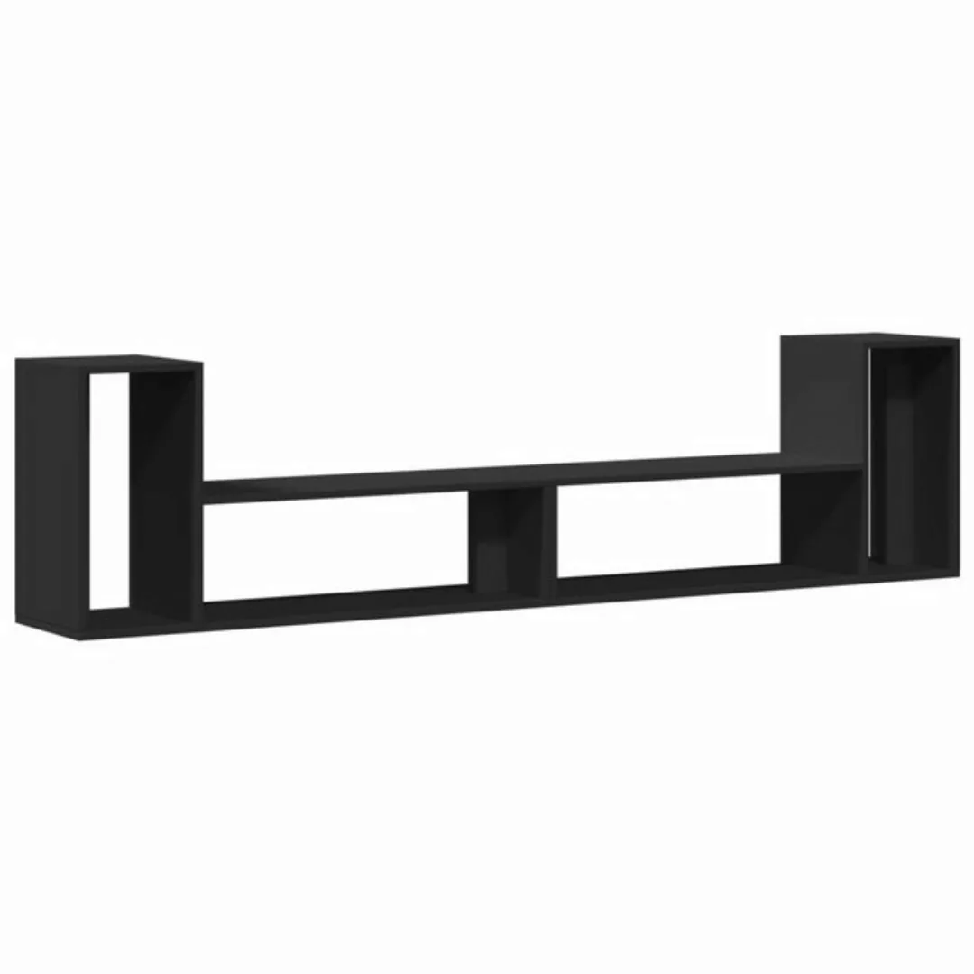 vidaXL TV-Schrank TV-Schränke 2 Stk Schwarz 100x30x50 cm Spanplatte günstig online kaufen