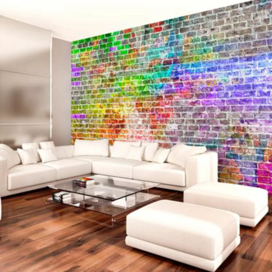 artgeist Fototapete Rainbow Wall mehrfarbig Gr. 300 x 210 günstig online kaufen