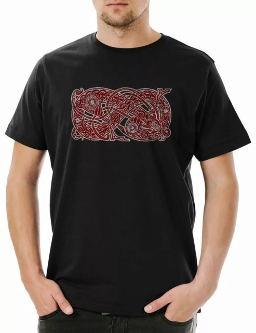 Urban Backwoods Print-Shirt Jörmungandr II Herren T-Shirt Midgard World Sch günstig online kaufen