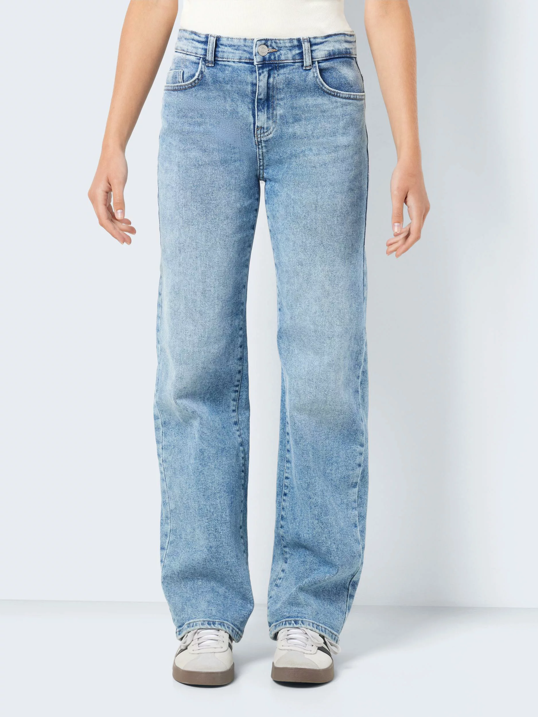 Noisy may Straight-Jeans NMYOLANDA NW WIDE JEANS AZ236LB NOOS günstig online kaufen