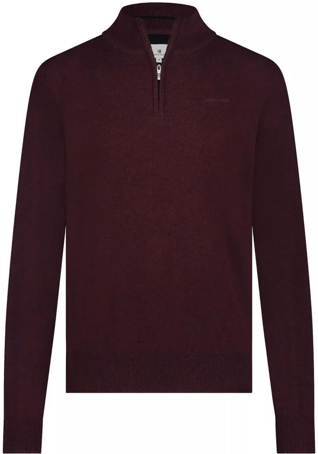 State Of Art Half Zip Pullover Bordeaux - Größe XXL günstig online kaufen