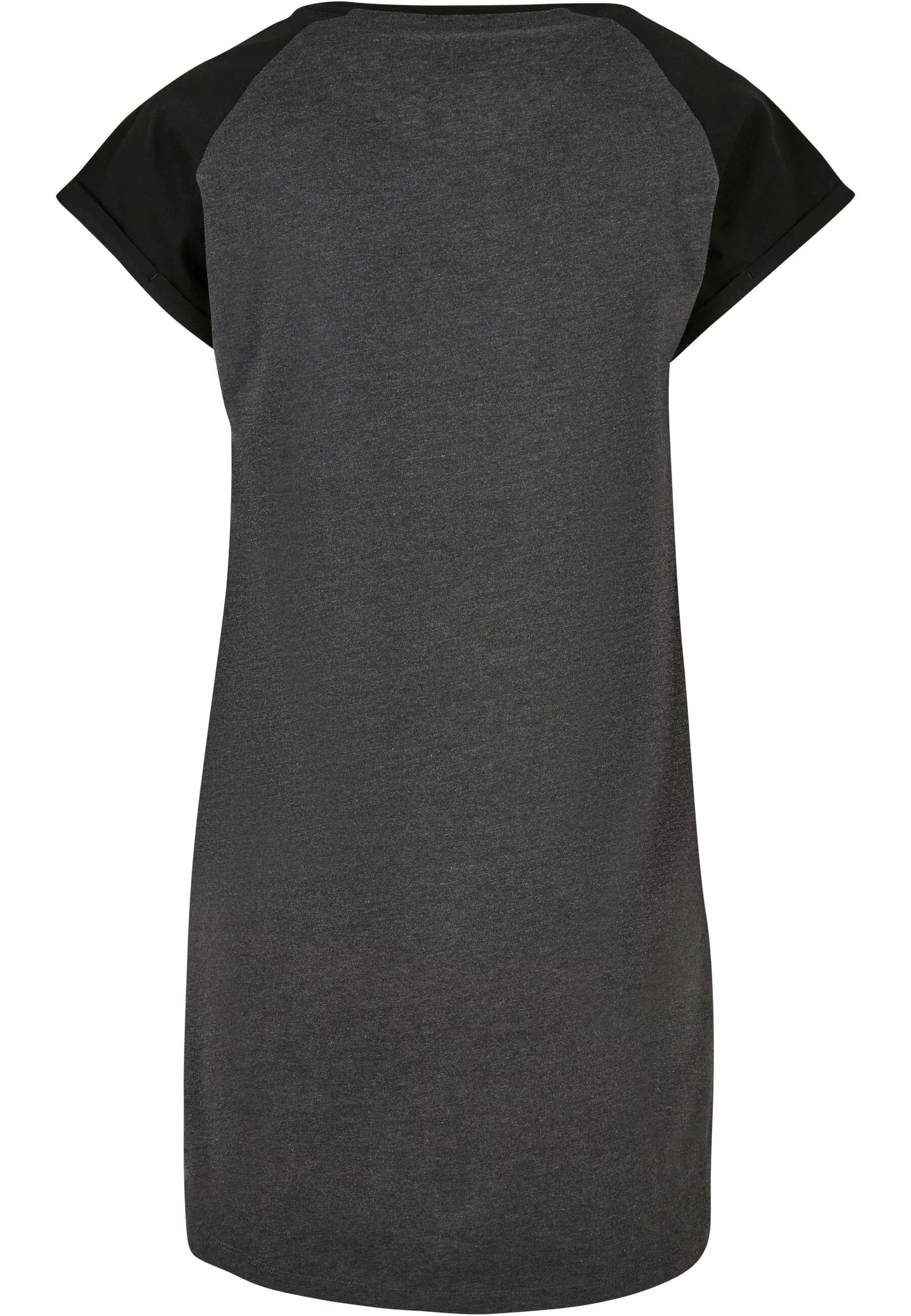 URBAN CLASSICS Shirtkleid "Urban Classics Damen Ladies Contrast Raglan Tee günstig online kaufen