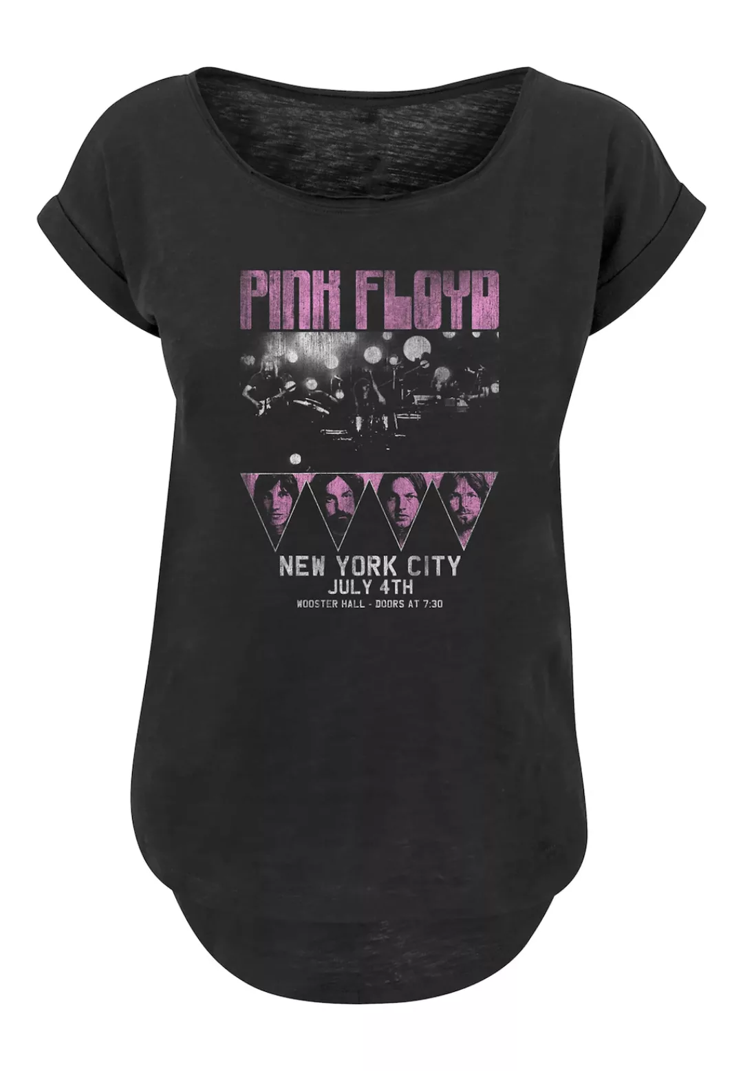 F4NT4STIC T-Shirt "Pink Floyd Tour NYC Rock Metal Musik", Damen,Premium Mer günstig online kaufen