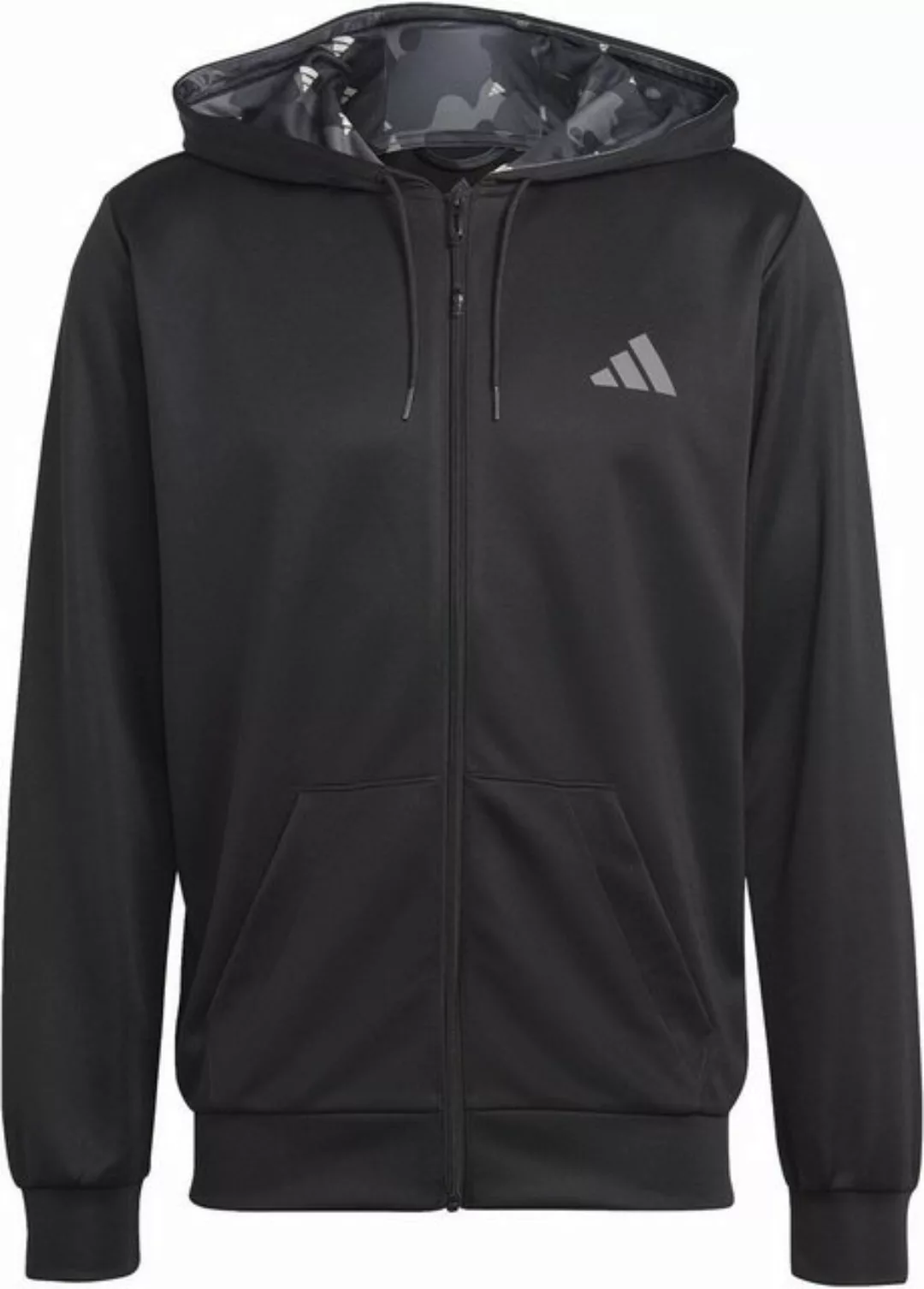 adidas Sportswear Sweatshirt TR-ES+ BL FZ JA BLACK/GREFIV günstig online kaufen