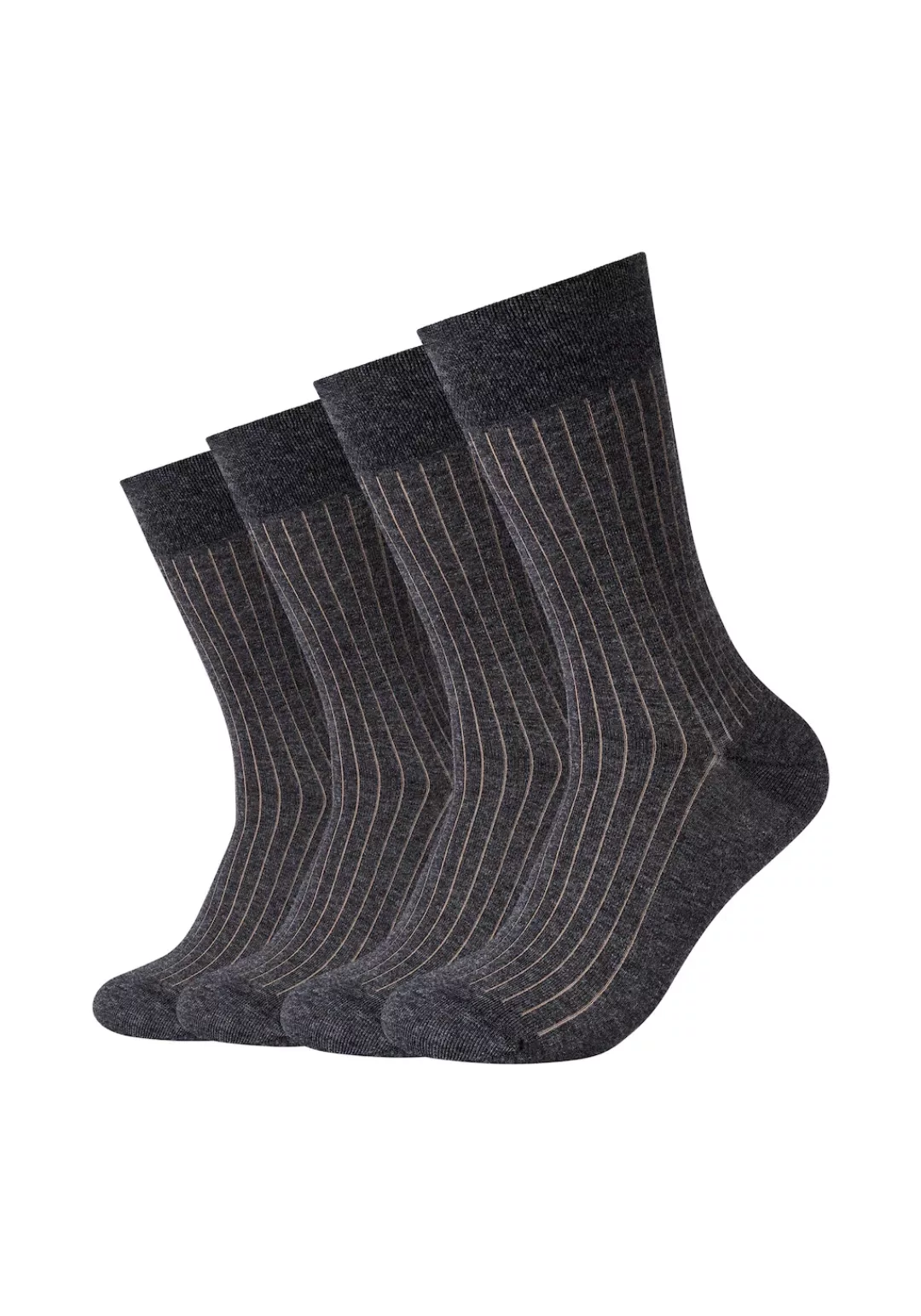 Camano Socken, (4er Pack), mit Rippstruktur günstig online kaufen