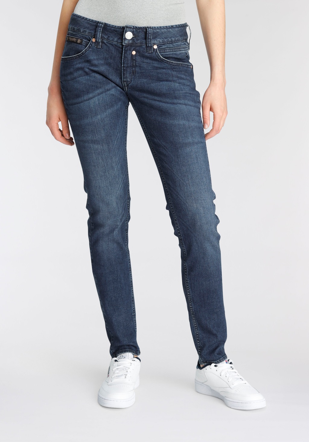 Herrlicher Röhrenjeans TOUCH SLIM ORGANIC umweltfreundlich dank Kitotex Tec günstig online kaufen