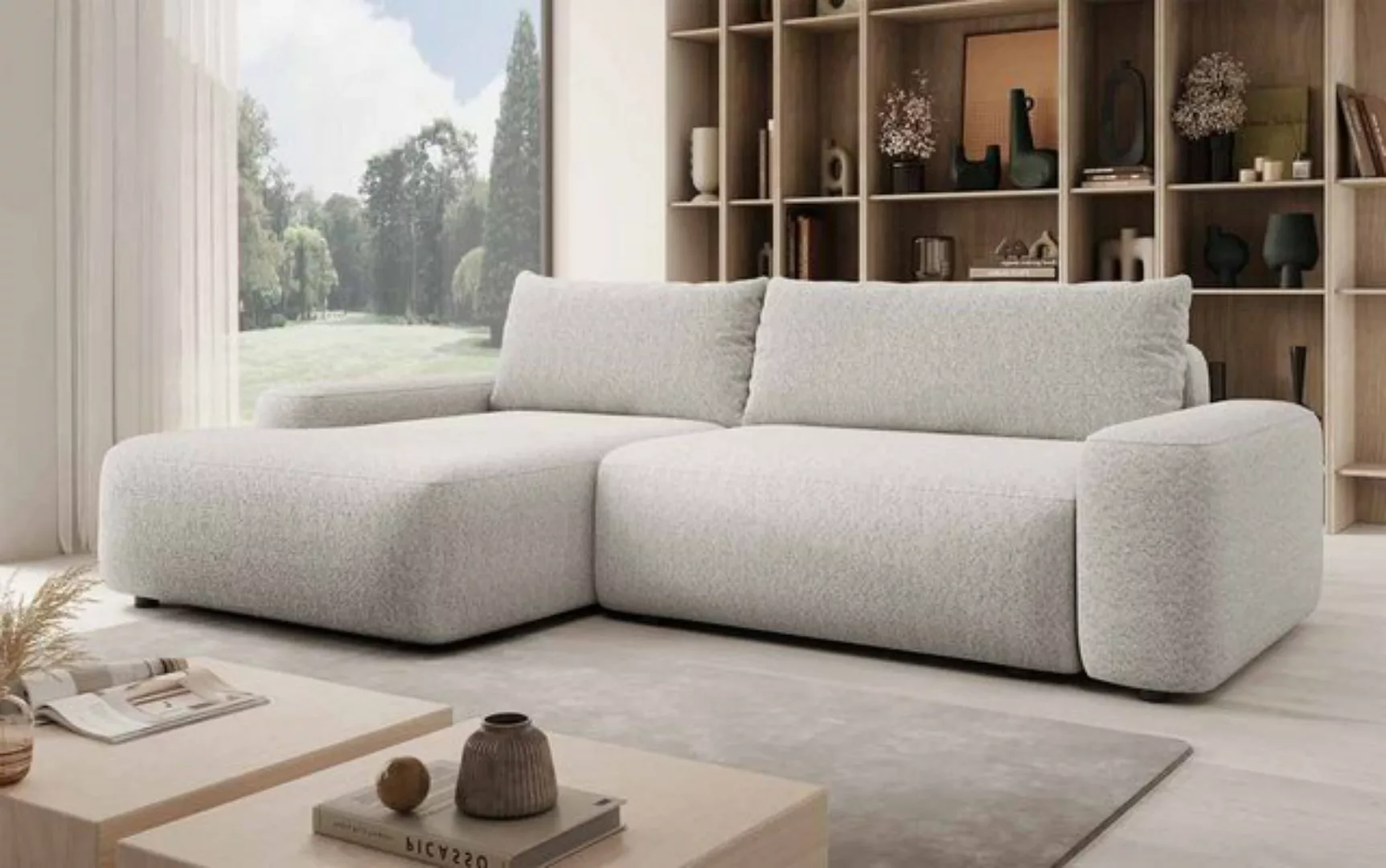 Luxusbetten24 Schlafsofa Designer Sofa Luma, mit Stauraum und Schlaffunktio günstig online kaufen