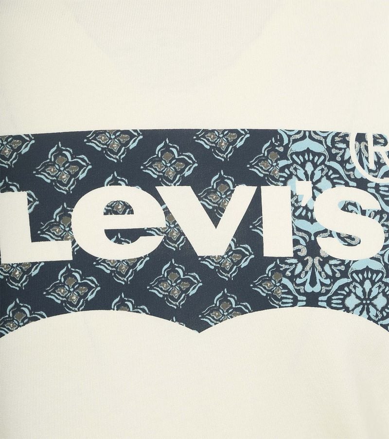 Levi's T-Shirt Graphic Logo Bandana Beige - Größe L günstig online kaufen