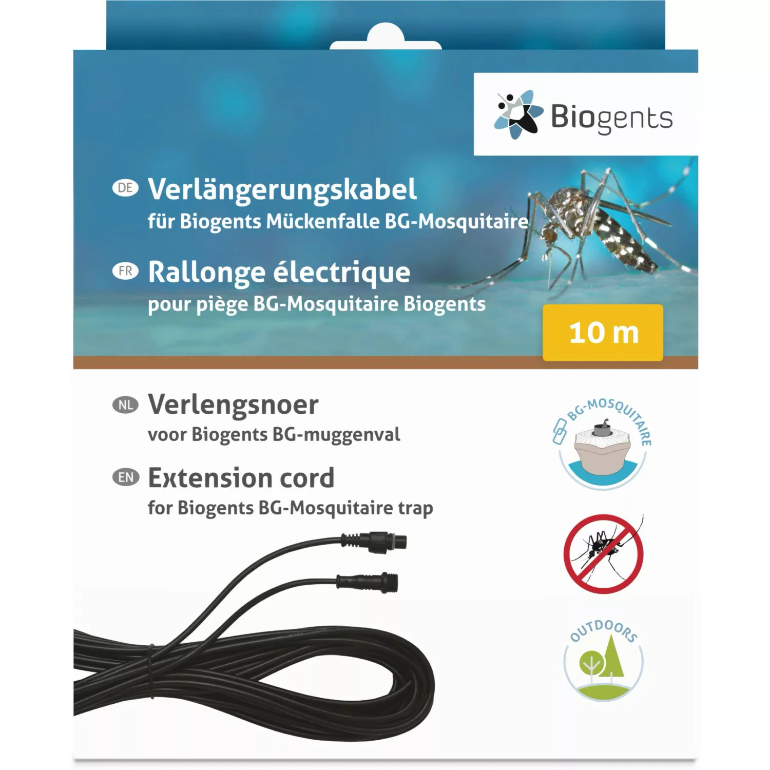 Biogents Verlängerungskabel f. BG-Mosquitaire-Mückenfalle 10 m günstig online kaufen