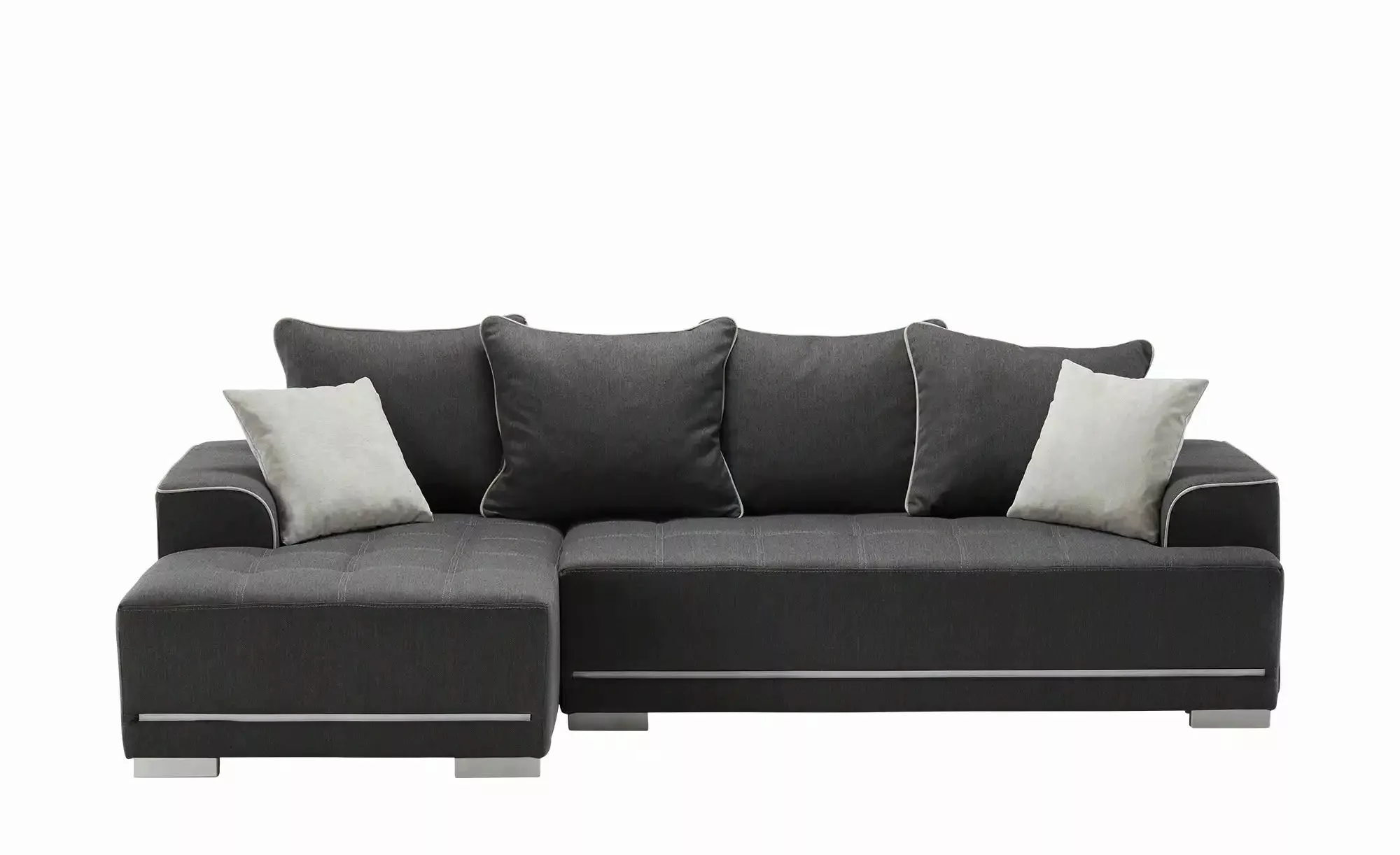 Ecksofa  Olaf ¦ grau ¦ Maße (cm): B: 252 H: 80 T: 150 Polstermöbel > Sofas günstig online kaufen