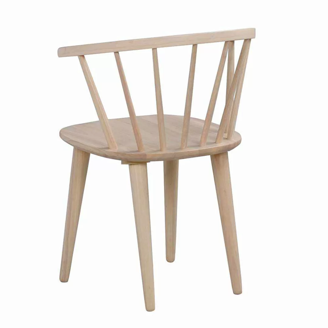 Esszimmerstuhl aus Holz massiv White Wash (2er Set) günstig online kaufen