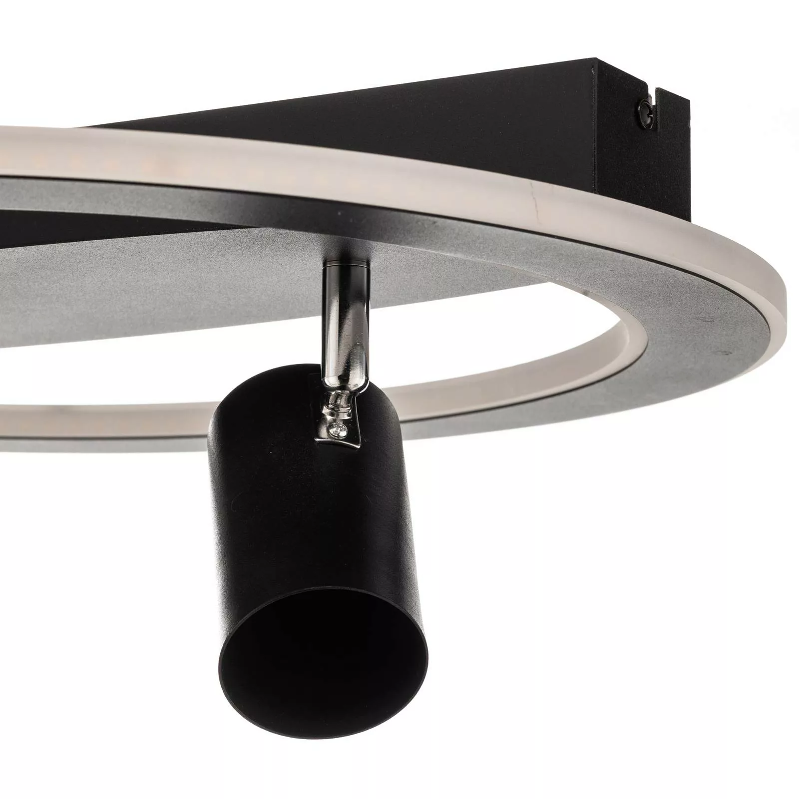 Lindby Berisha LED-Deckenlampe, 3-flammig, schwarz günstig online kaufen
