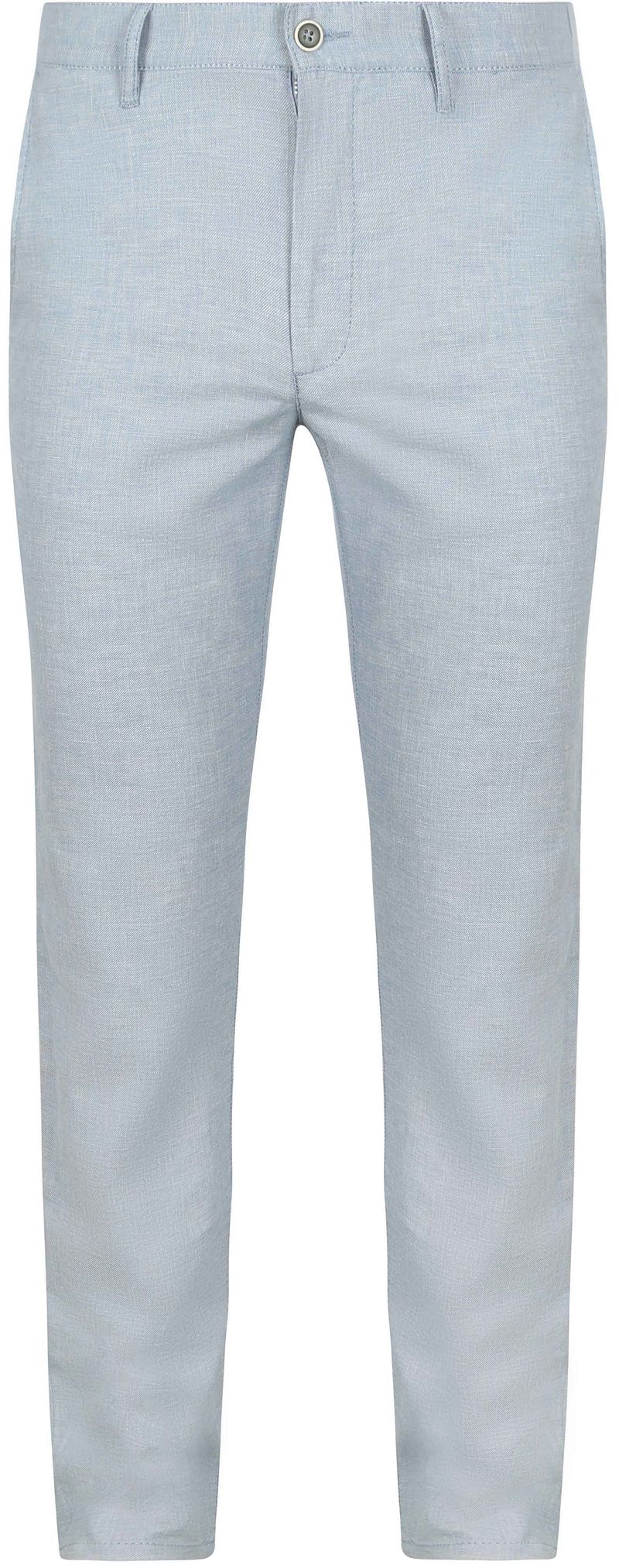 Alberto Lou Chinohose Mix Leinen Hellblau  - Größe W 36 - L 34 günstig online kaufen