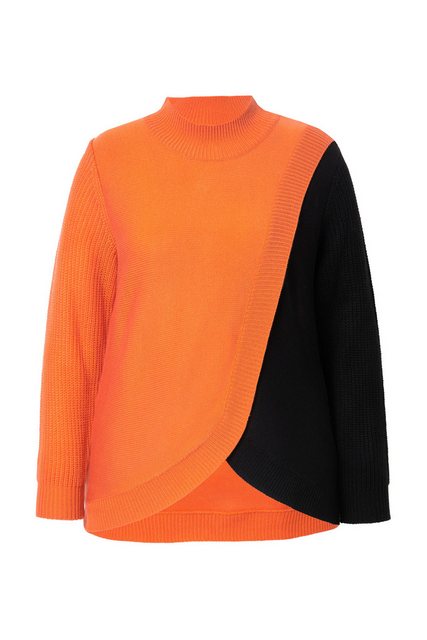 MIAMODA Strickpullover Pullver A-Line Colorblocking günstig online kaufen