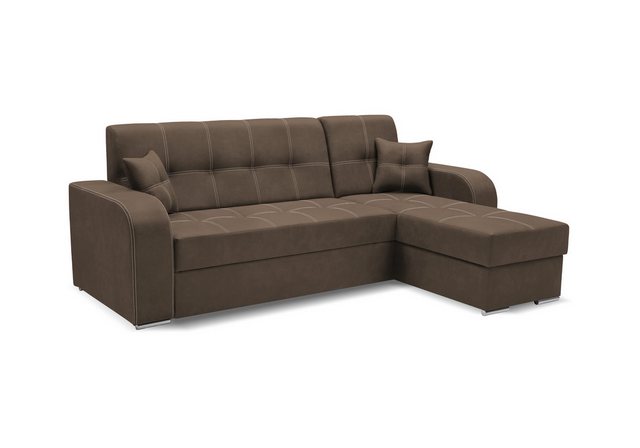 MOEBLO Ecksofa DORE, Couch für Wohnzimmer Schlafsofa Sofagarnitur Sofa Eckc günstig online kaufen