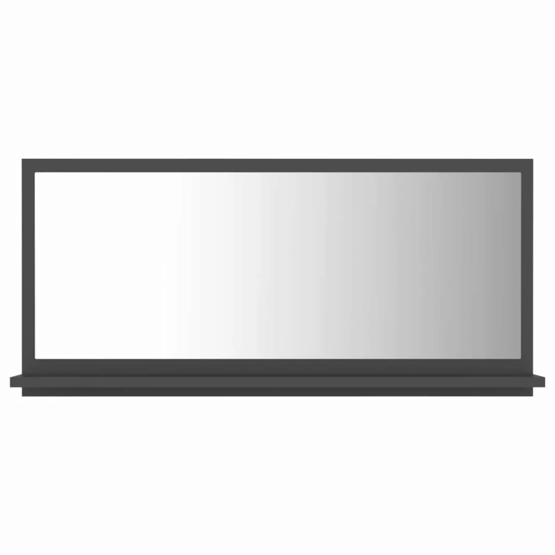 Badspiegel Grau 80x10,5x37 Cm Spanplatte günstig online kaufen